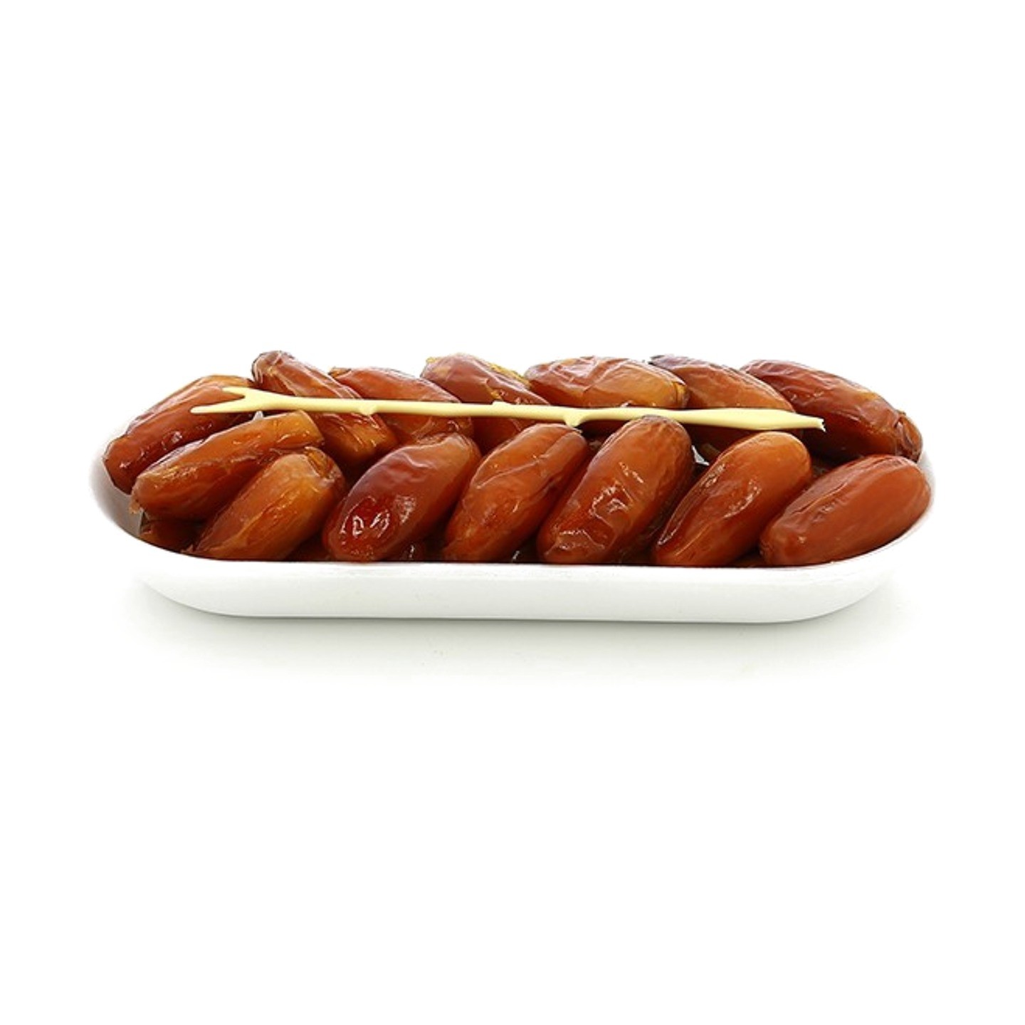 Dattes naturelles en ravier en carton, poids net 200 g – photo 2