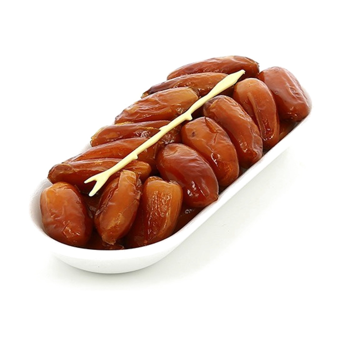 Dattes naturelles en ravier en carton, poids net 200 g – photo 3