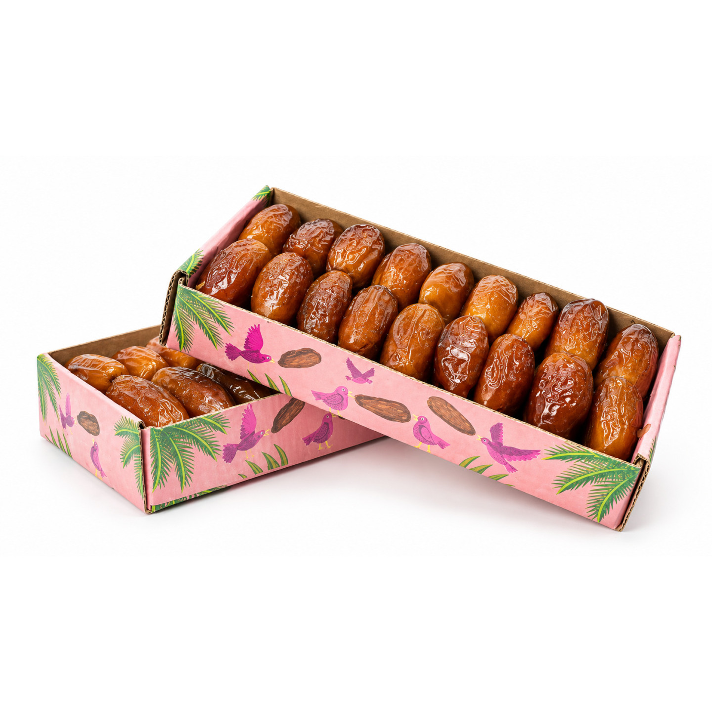 Dattes conditionnées en boîte en carton personnalisée, poids net 400 g – photo 5