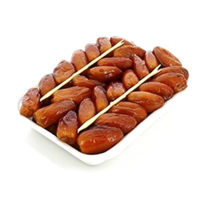 Dattes naturelles en ravier en carton, poids net 400 g – photo 3