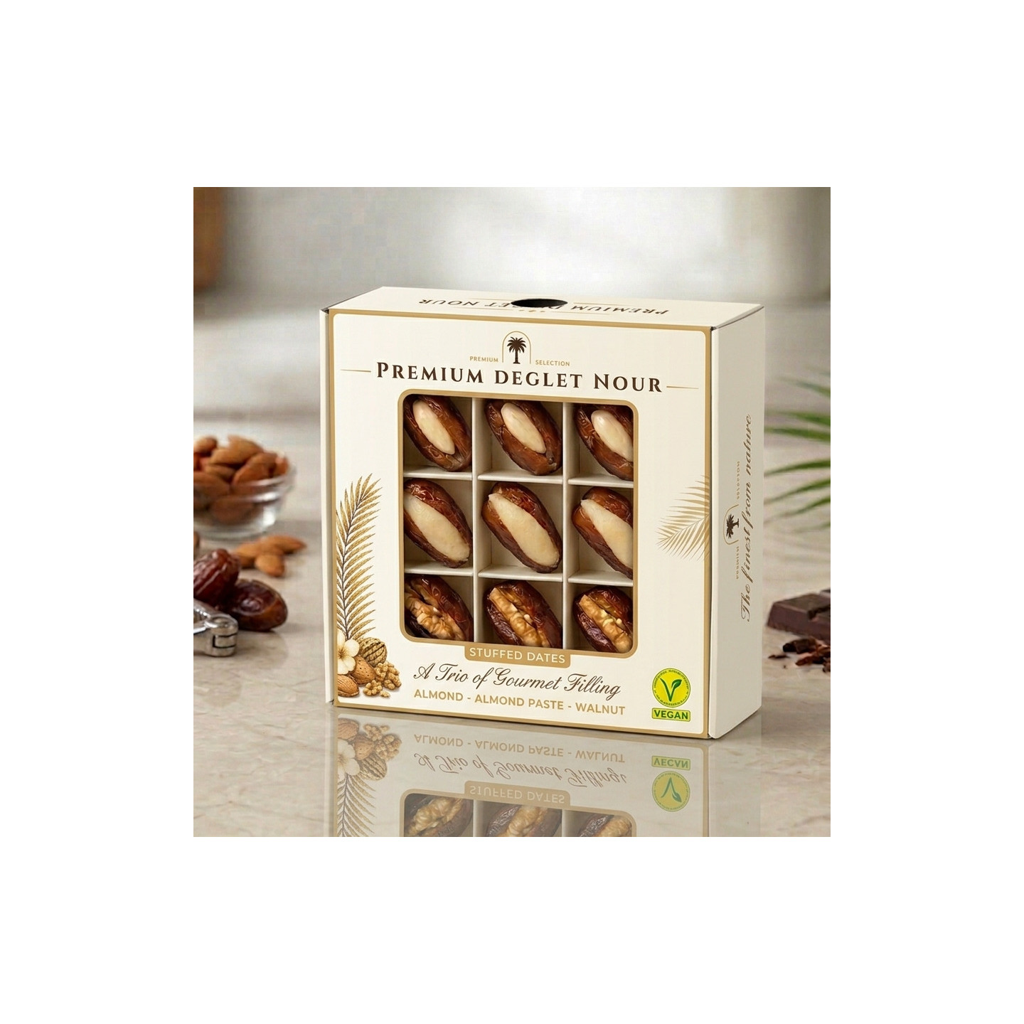Dattes fourrées de la gamme Autres Dattes, poids net 250 g – photo 1
