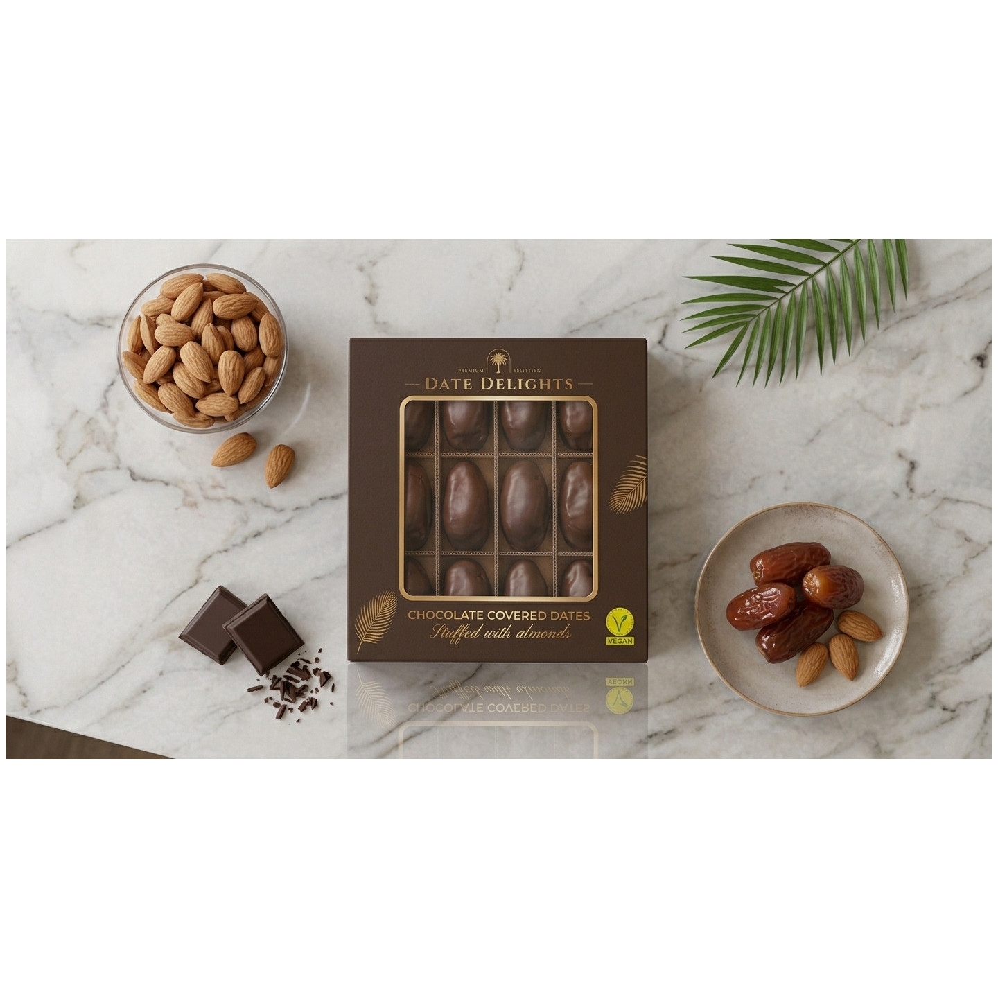 Dattes fourrées de la gamme Autres Dattes, poids net 200 g – photo 1