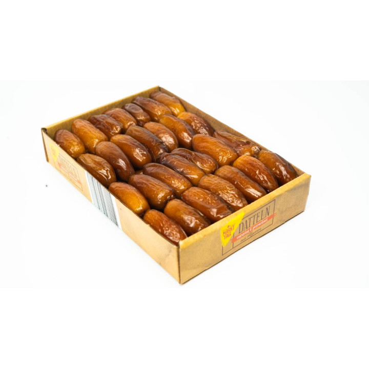 Dattes naturelles en boîte en carton personnalisée, poids net 400 g – photo 1