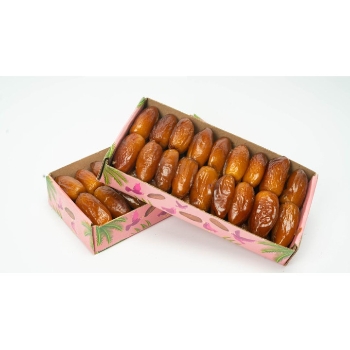 Dattes naturelles en boîte en carton personnalisée, poids net 200 g – photo 4