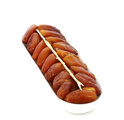 Dattes naturelles en ravier en carton, poids net 250 g – photo 1