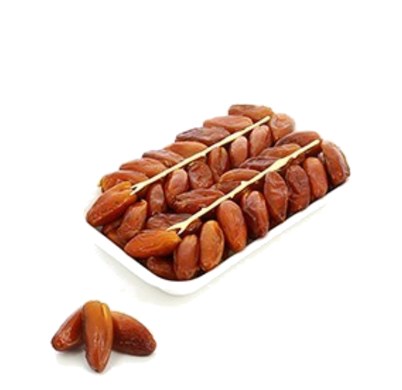 Dattes naturelles en ravier en carton, poids net 500 g – photo 1