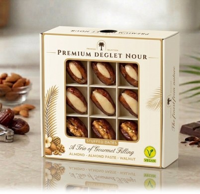 Dattes fourrées de la gamme Autres Dattes, poids net 250 g – photo 1